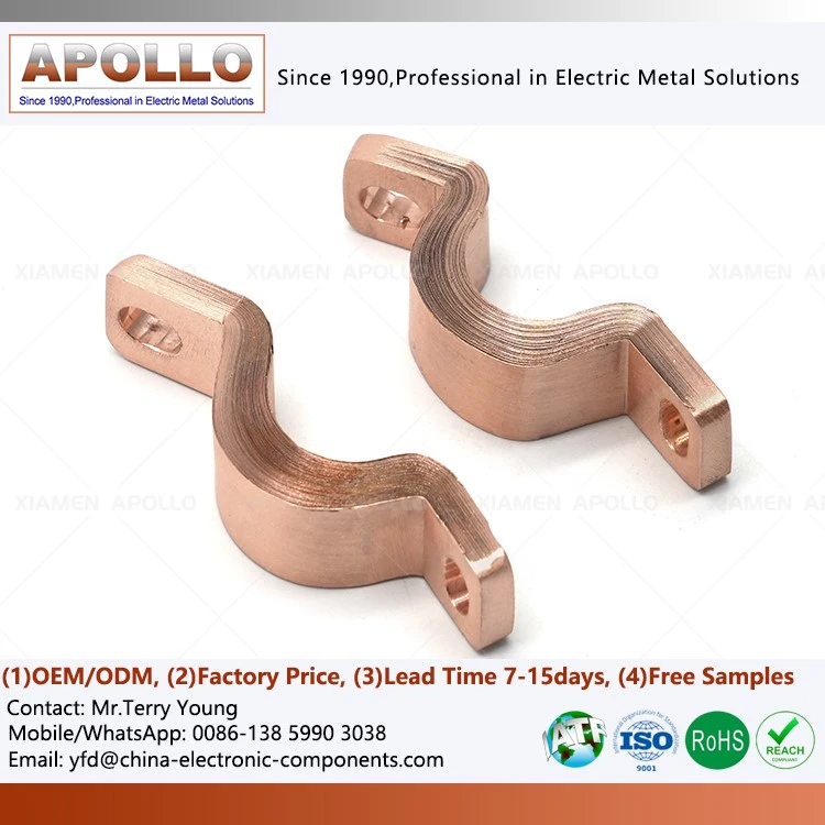 diffusion-bonded copper foil flexible connectors diffusion-bonded copper foil flexible connectors