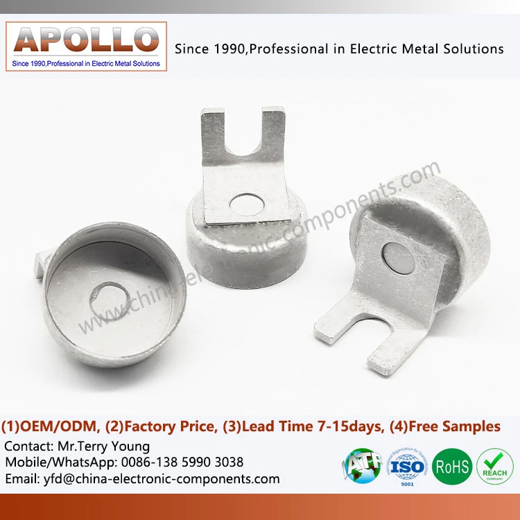 Copper Cap and Fuse Terminal Contact Copper Cap and Fuse Terminal Contact